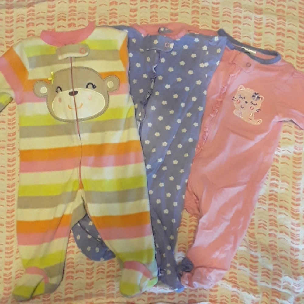 Newborn girls sleepers